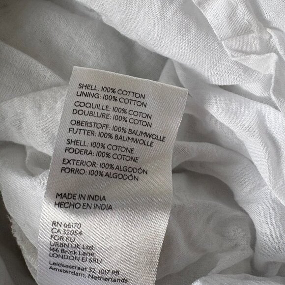 Free People White One Shoulder Dress L ✨ - Picture 8 of 11